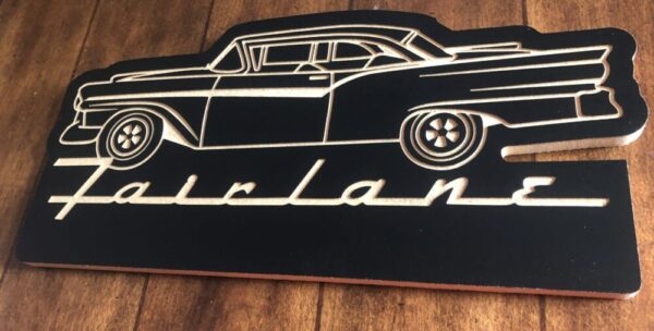 1957 Ford Fairlane Engraved Sign