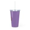 Big Girl Bigger Dream Plastic Tumbler with Straw