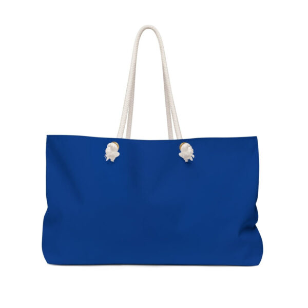 Winter Blue Fluffy Weekender Bag