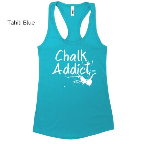 Chalk Addict Racerback Tank