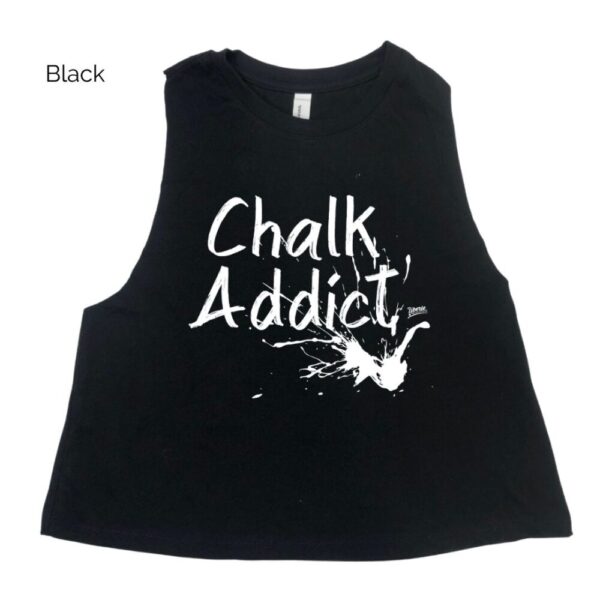Chalk Addict Crop Tank
