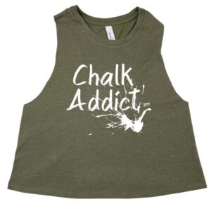 Chalk Addict Crop Tank