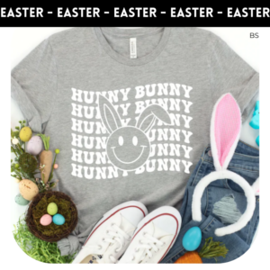 Groovy Easter Bunny Distressed