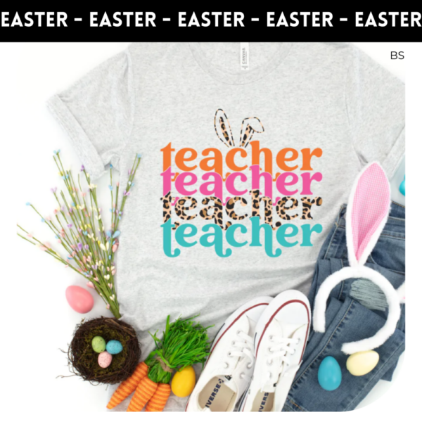 Teacher Easter Stacked