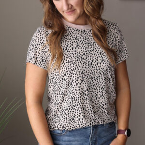 Beige Cheetah Print Top • S-XL