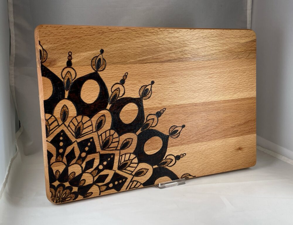 Decorative Custom Cutting Boards, Wooden Cutting Board, Hand Painted