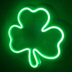 LED Neon Shamrock Light