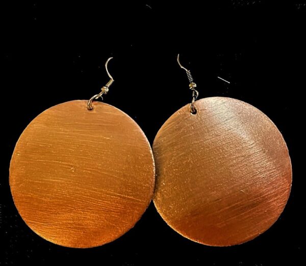 Golden Metallic Earrings