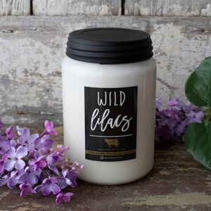 Milkhouse Candles 26 oz. Farmhouse Apothecary Jar-Wild Lilacs