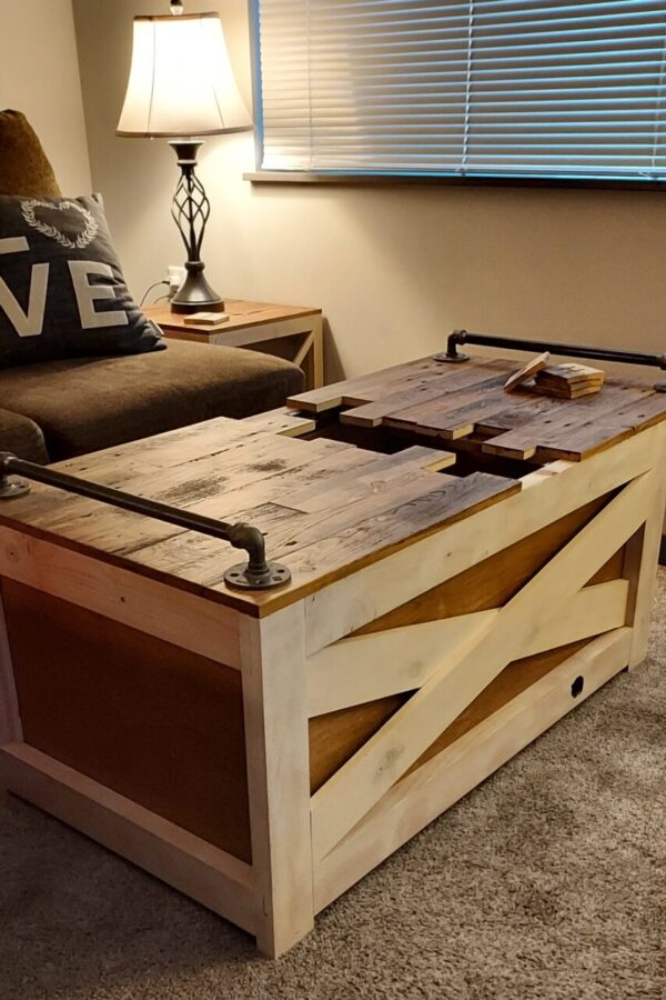 Farmhouse Puzzle Top Coffee Table