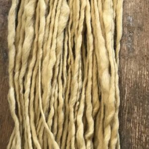 Comfrey  Leaf naturally dyed handspun yarn, 50 yards