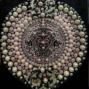 Pearls and Pink Canvas