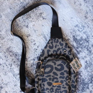 Leopard Sling Backpack Bag