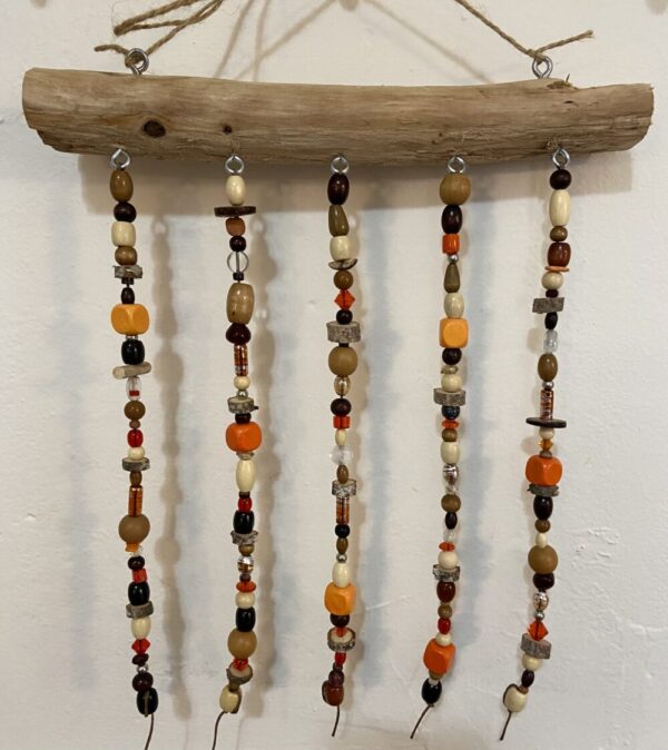 Brown and Orange Driftwood Mobile