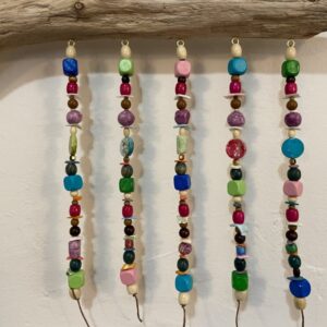 Multicolored Driftwood Mobile