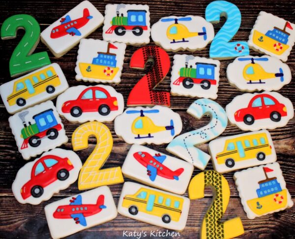 Custom Birthday Cookies- Boy Themes