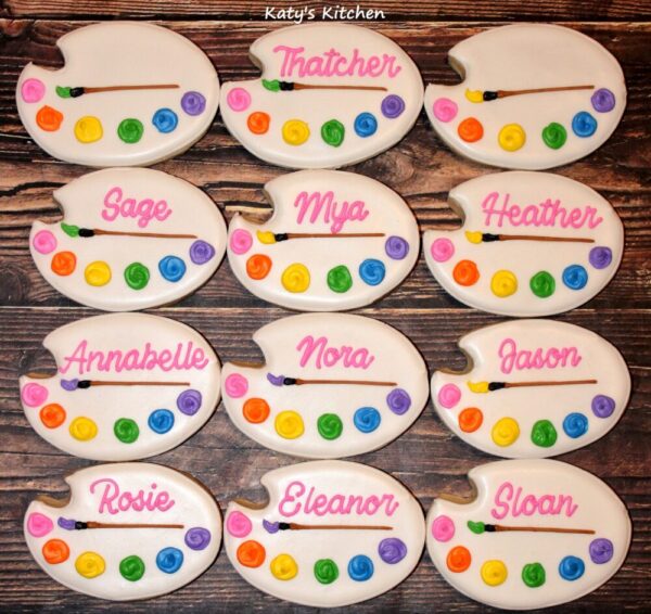 Custom Birthday Cookies- Girl Themes