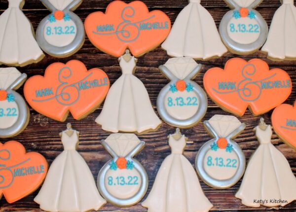 Custom Wedding & Wedding Shower Cookies
