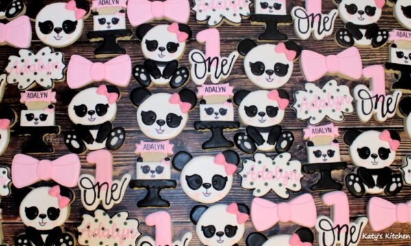 Custom 1st Birthday Cookies