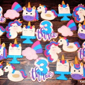 Custom Birthday Cookies- Girl Themes