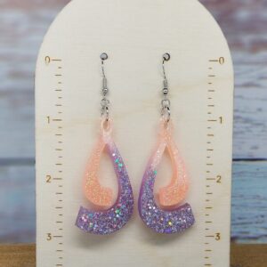 Peach & Lilac Earrings