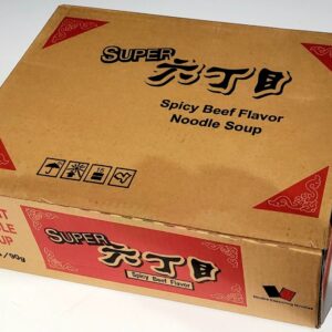 Super Ramen – Red – Spicy Beef – Case (24pcs)