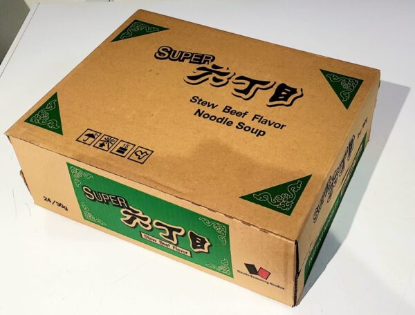 Super Ramen – Green – Stew Beef – Case (24pcs)