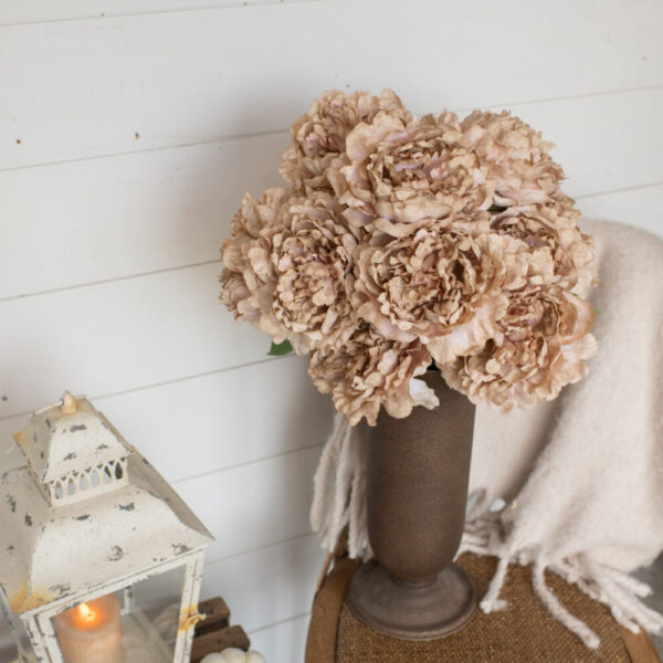 BEIGE & PINK PEONY STEM