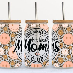 Proud Member of the Hot Mess Moms Club Libby Glass