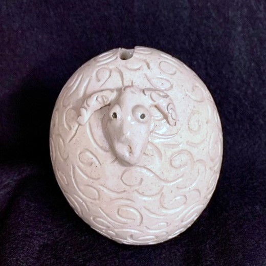 Sheep Coin Pottery Bank by Artist Eileen Rooney