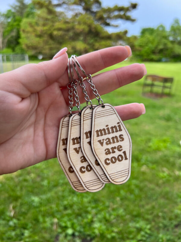Mini Vans are Cool Keychain
