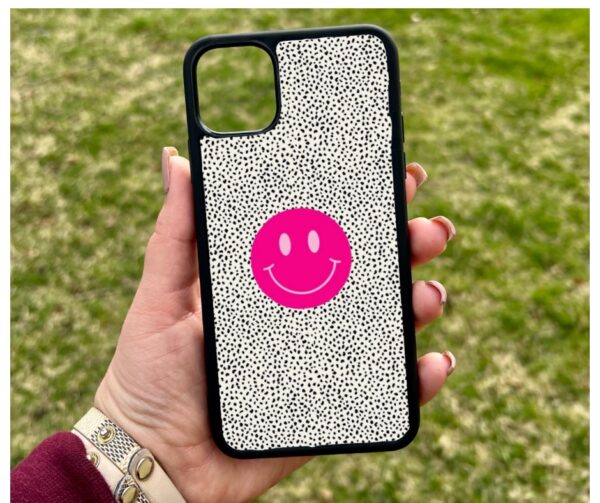 Pink Smiley Phone Case