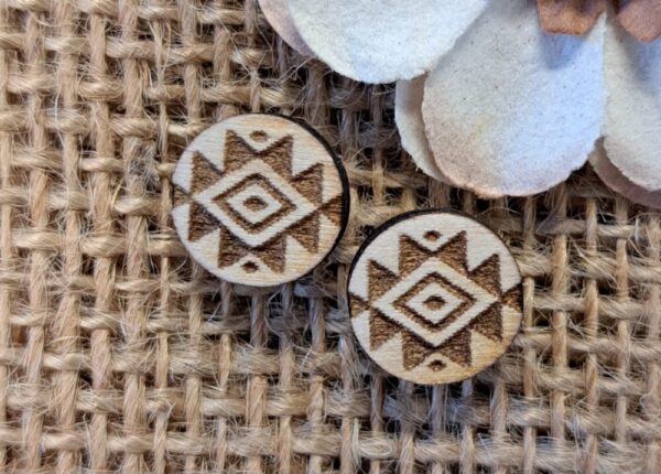 Aztec Stud Earrings