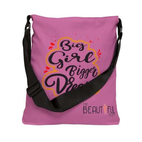 Big Girl Bigger Dream Adjustable Zipper Tote Bag