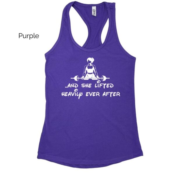 She Lifted Heavily Ever After Racerback Tank