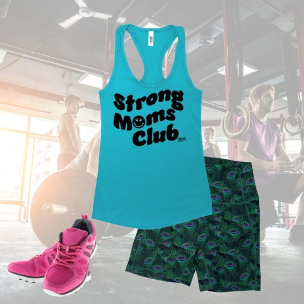Strong Moms Club Racerback Tank