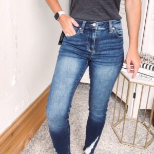 Abby High Rise Liverpool Ankle Skinny Jeans
