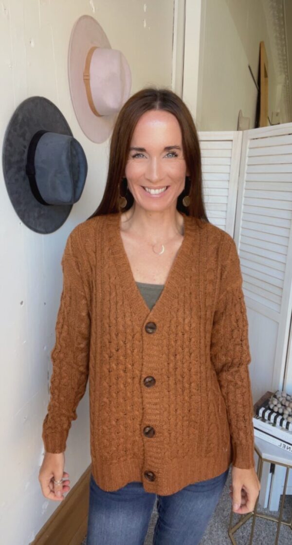 Shannon’s Cable Cardigan