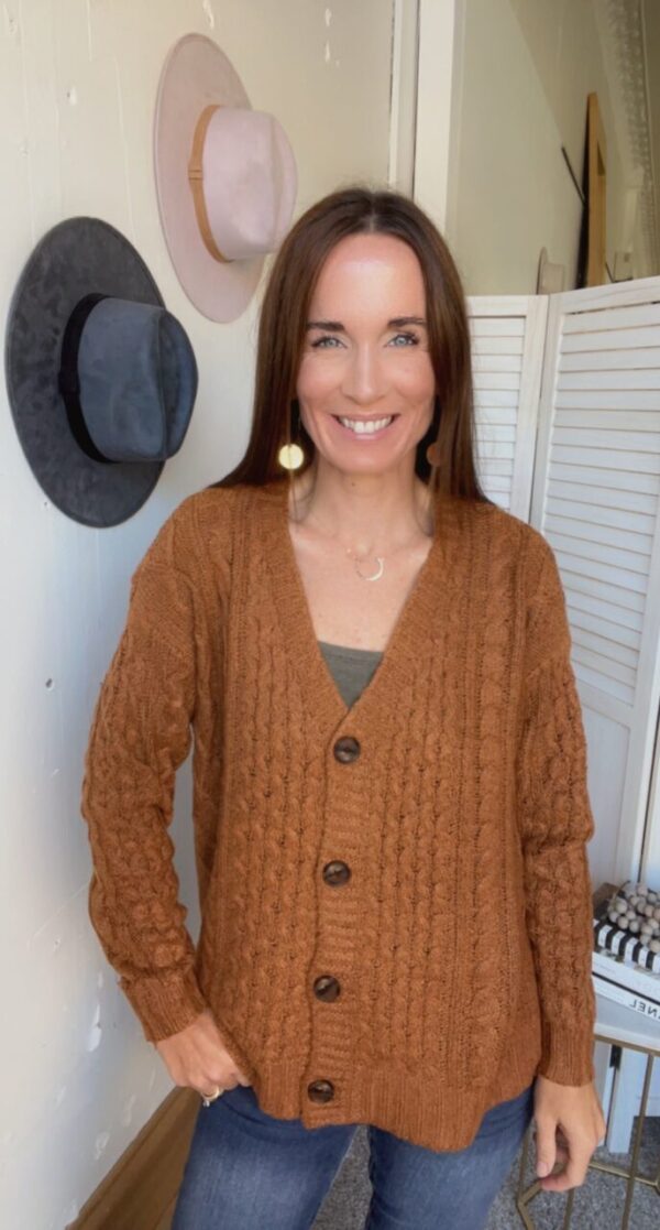 Shannon’s Cable Cardigan