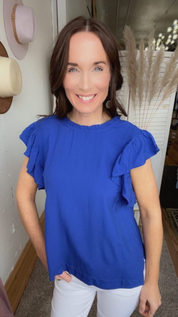 Ava’s Bright Days Ruffle Tank