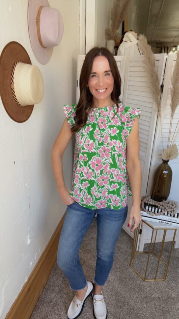 Emma’s Floral Tank Top