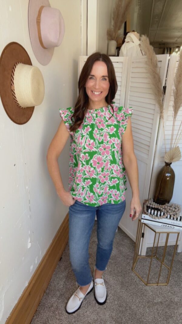 Emma’s Floral Tank Top