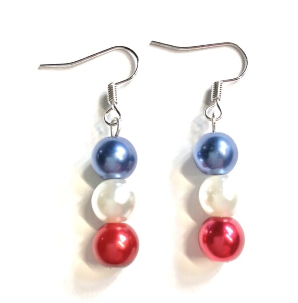 Handmade Patriotic Earrings For July 4th