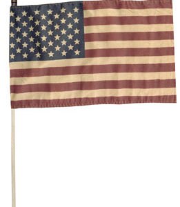 American Flag On Stick