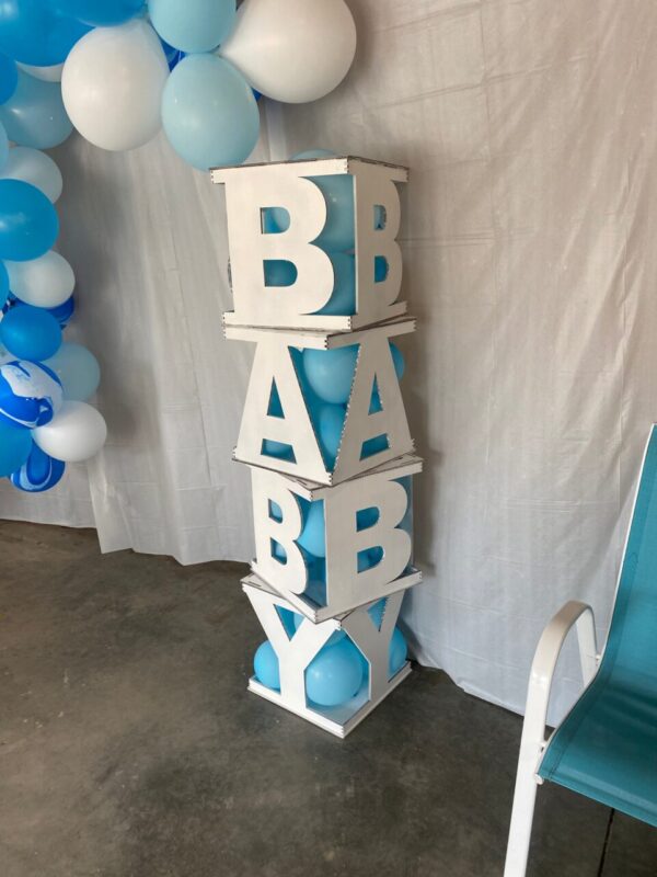 Baby Shower Balloon Box