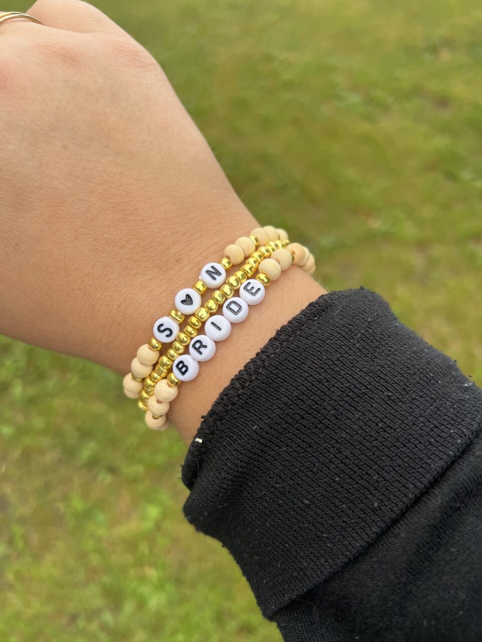 Gold Beaded Bracelet Stack – Truly Yours