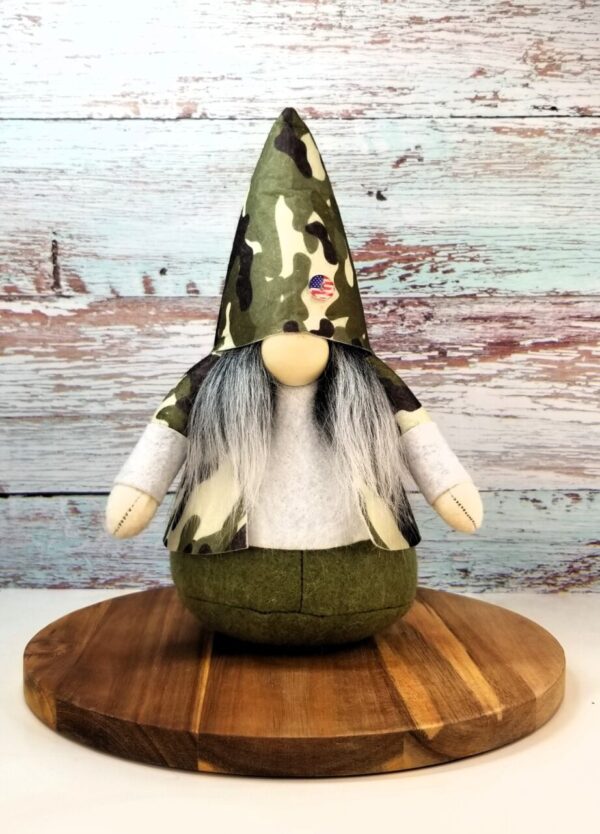 Marty the Military Gnome