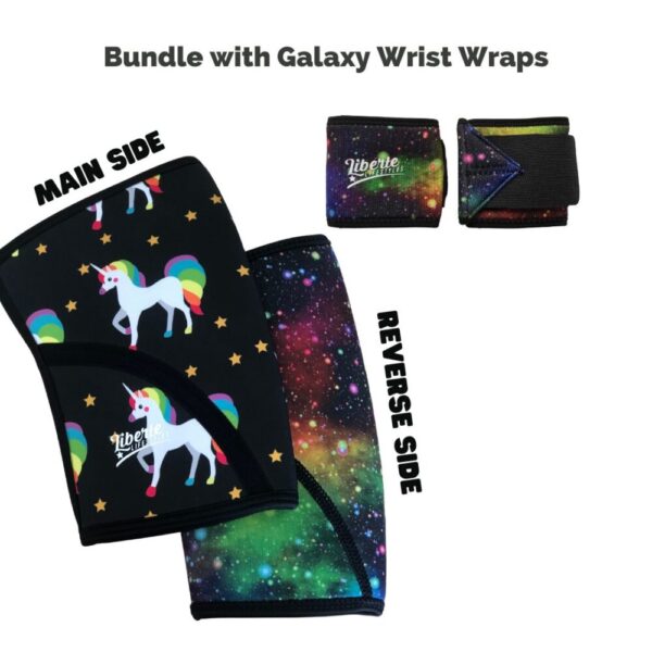 Knee Sleeve & Wrist Wrap Bundle – Unicorn Galaxy