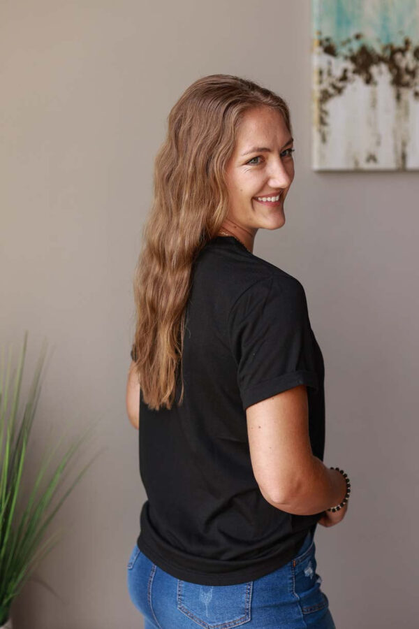 Black Crewneck Top • S-2XL PLUS