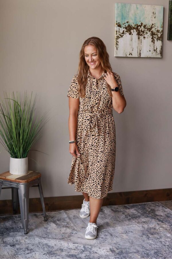 Leopard Midi Dress • S-XL